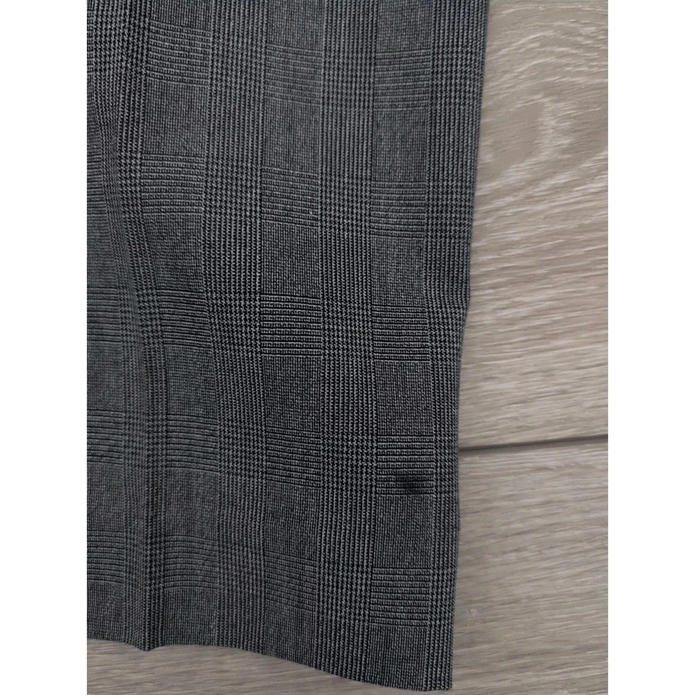 Ben Sherman Mens Bell 40L 34W Gray‎ Plaid 2pc Suit